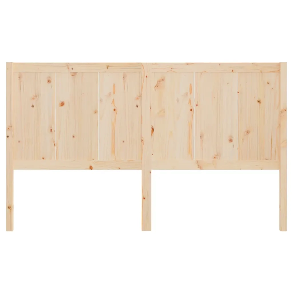 Testiera per Letto 205,5x4x100 cm in Legno Massello di Pino 818110