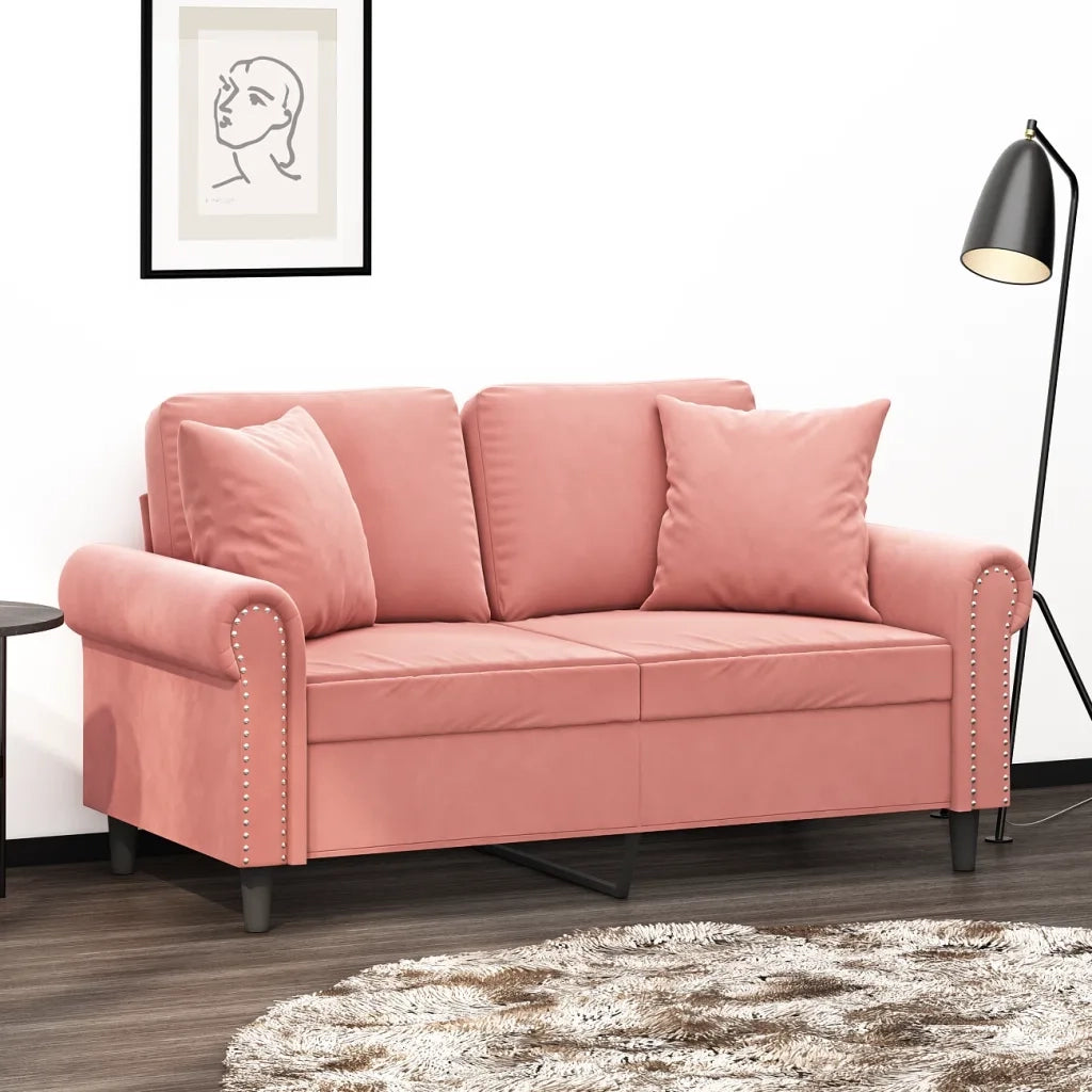 Cuscini Decorativi 2 pz Rosa 40x40 cm in Velluto CFW2015917