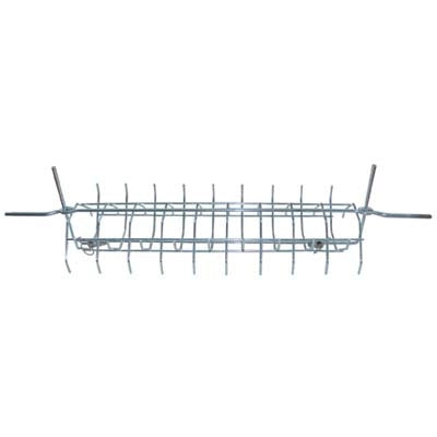SPIEDO GIRARROSTO A GABBIA  INOX CM 70