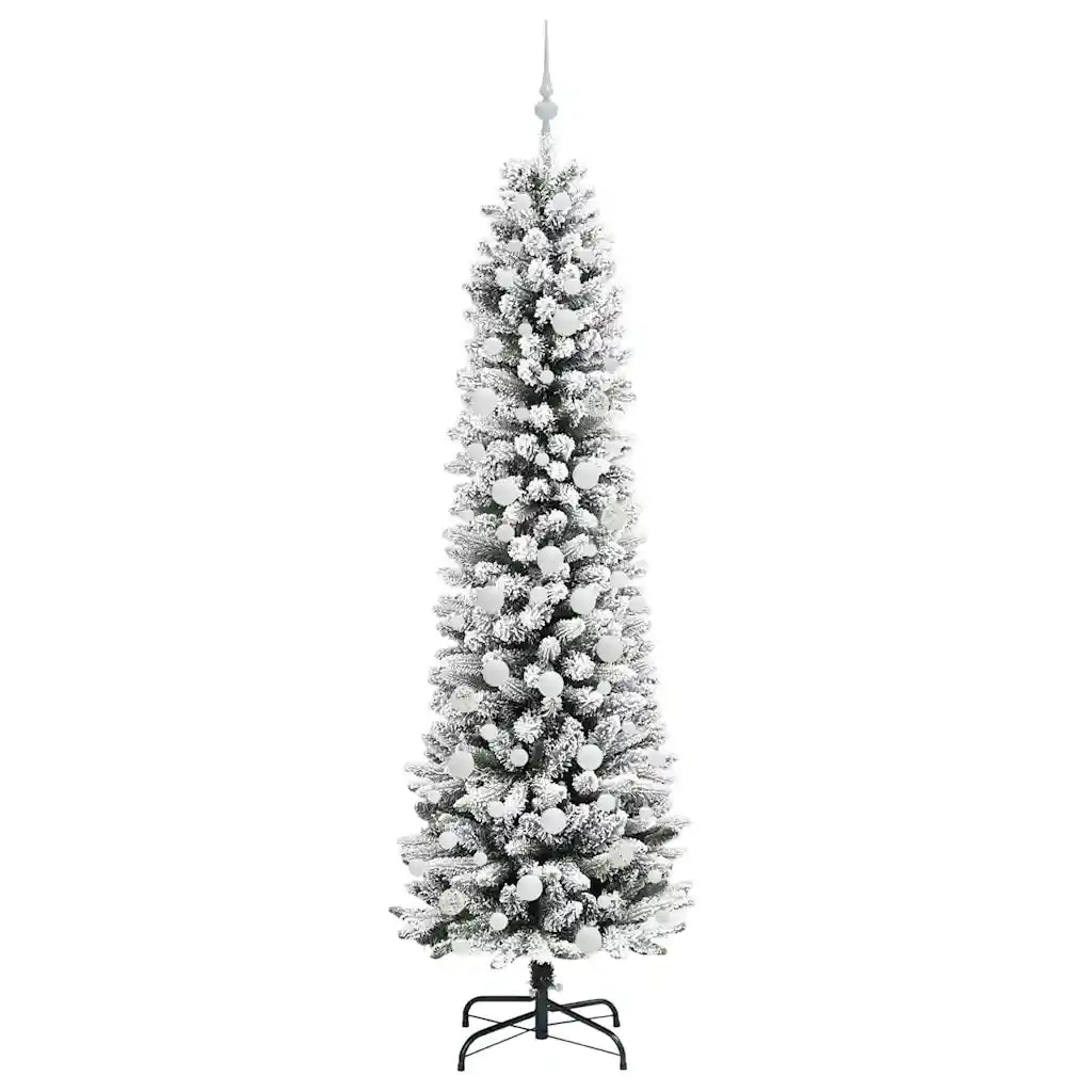 Albero di Natale | Decorazioni natalizie artificiale con 300 LED Bianco 210 cm