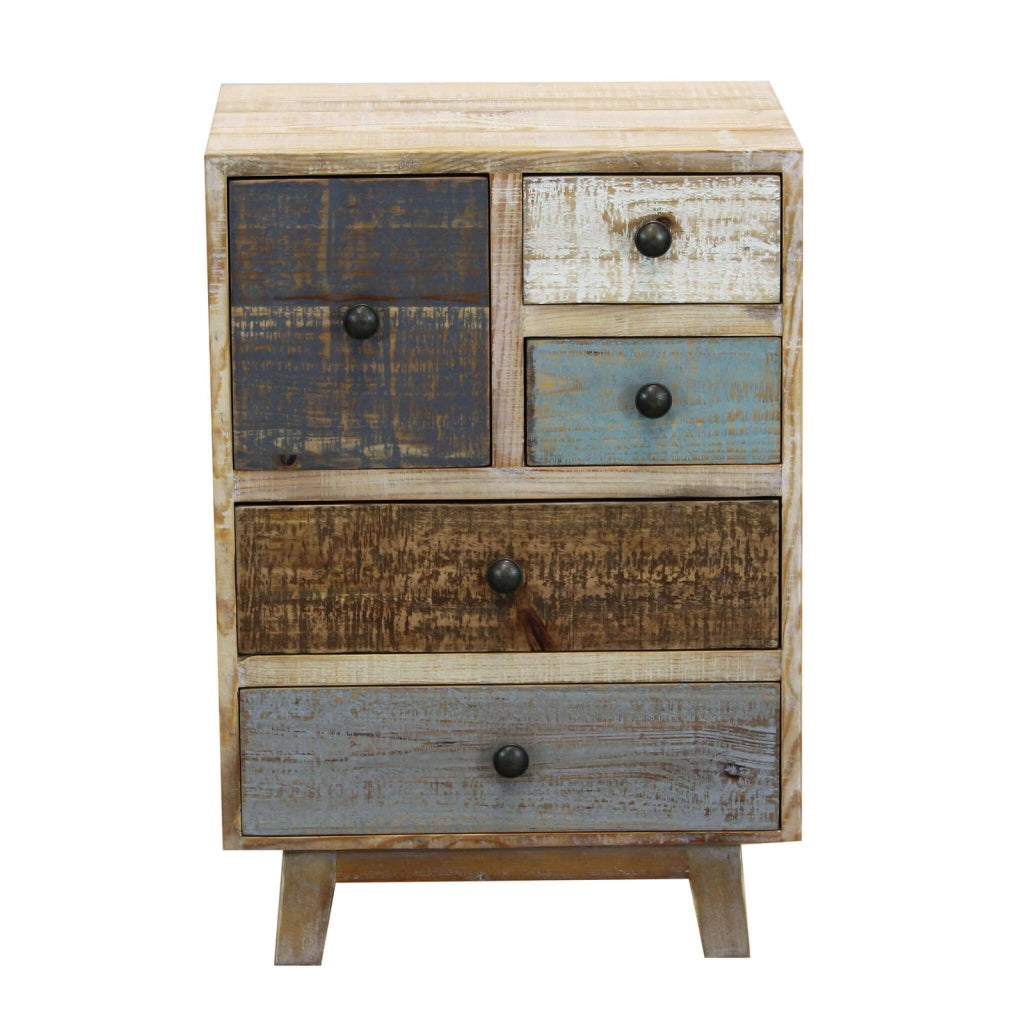 Cassettiera colorata in Legno cm 45x35x64 - FREDDY