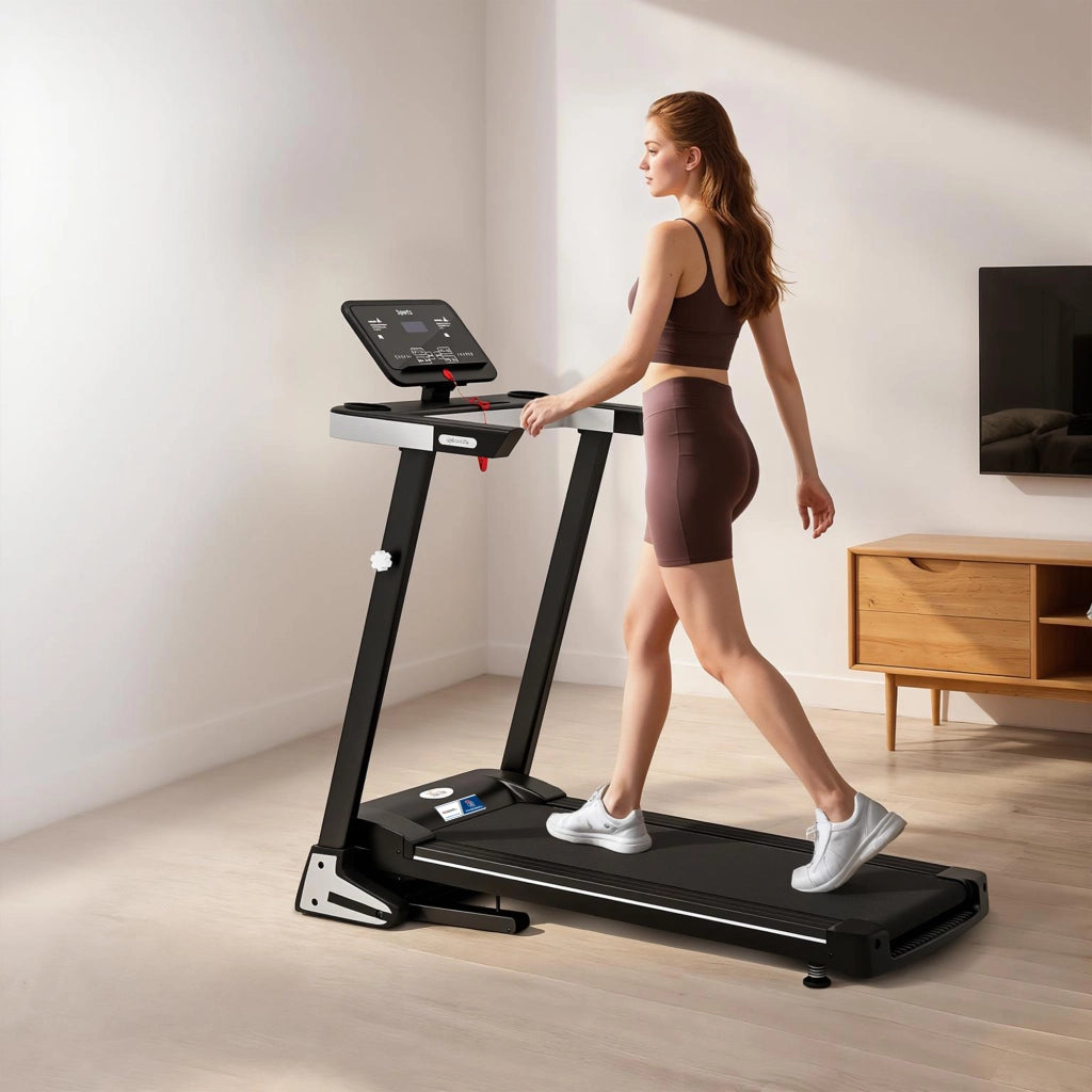 Tapis Roulant Elettrico Pieghevole ¨C Zephmum ¨C 500 W LCD 12 Programmi 1-12 Km/h Nero