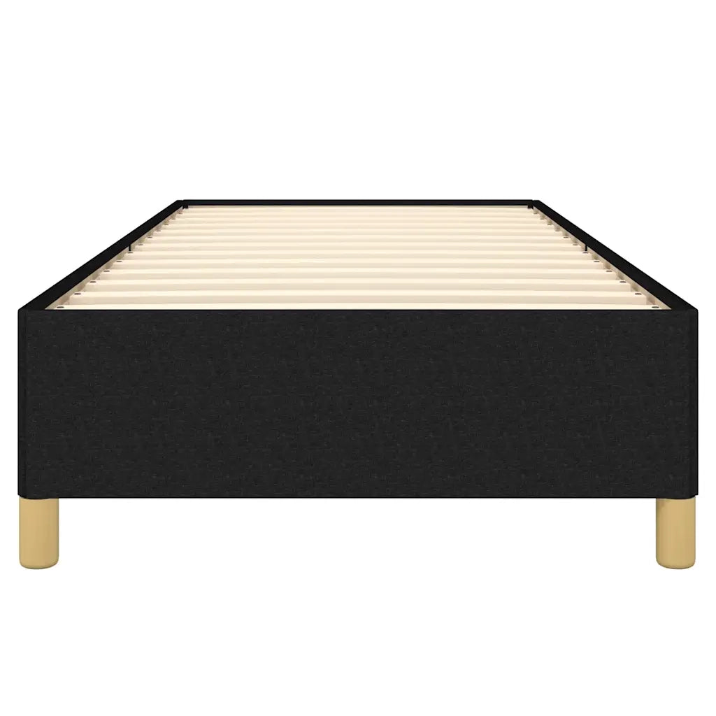 Giroletto senza Materasso-Struttura Letto Nero 100x200 cm in Tessuto 301731