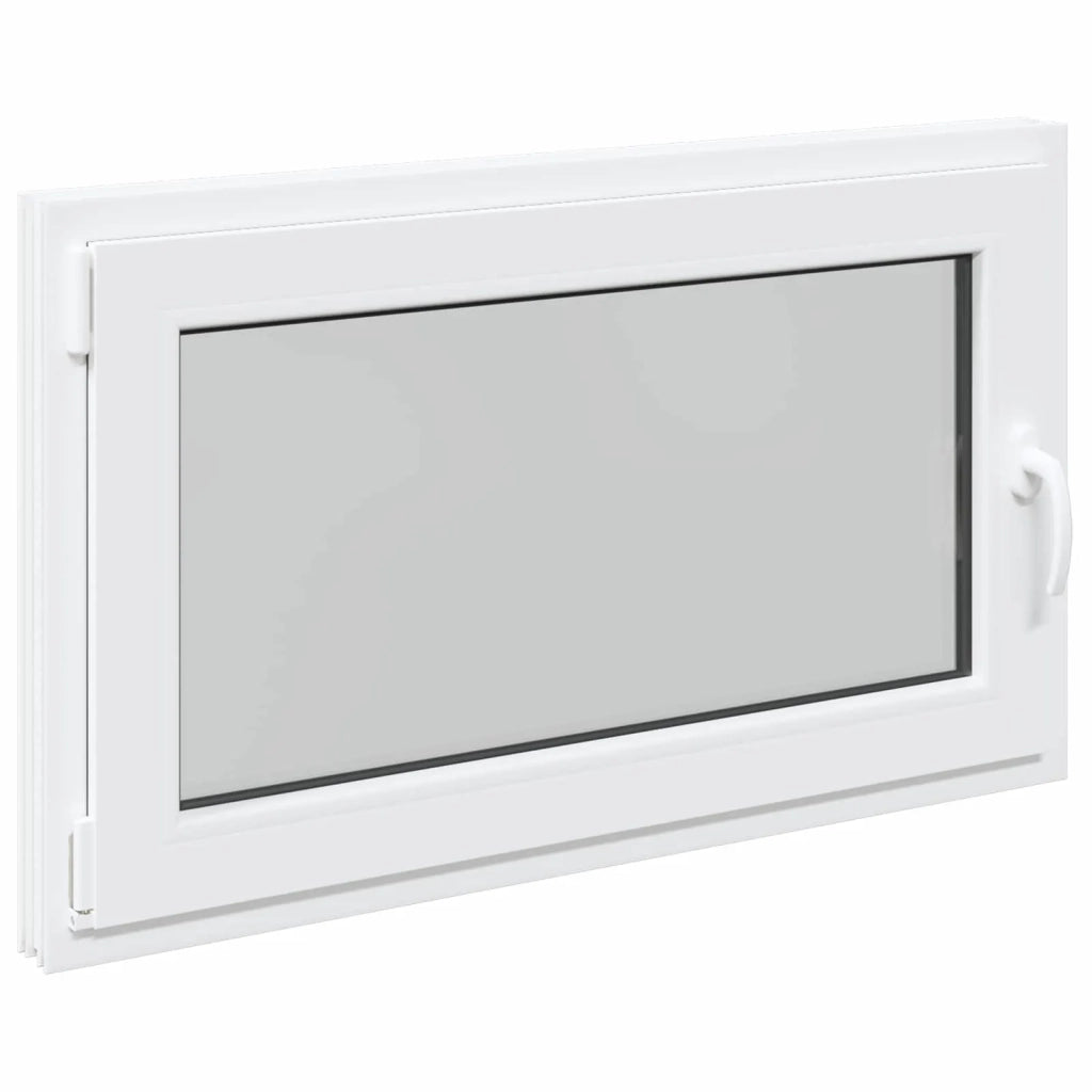 Finestra per Soffitta RISOR 100 x 60 cm PVC e Vetro Bianco CFW3247806