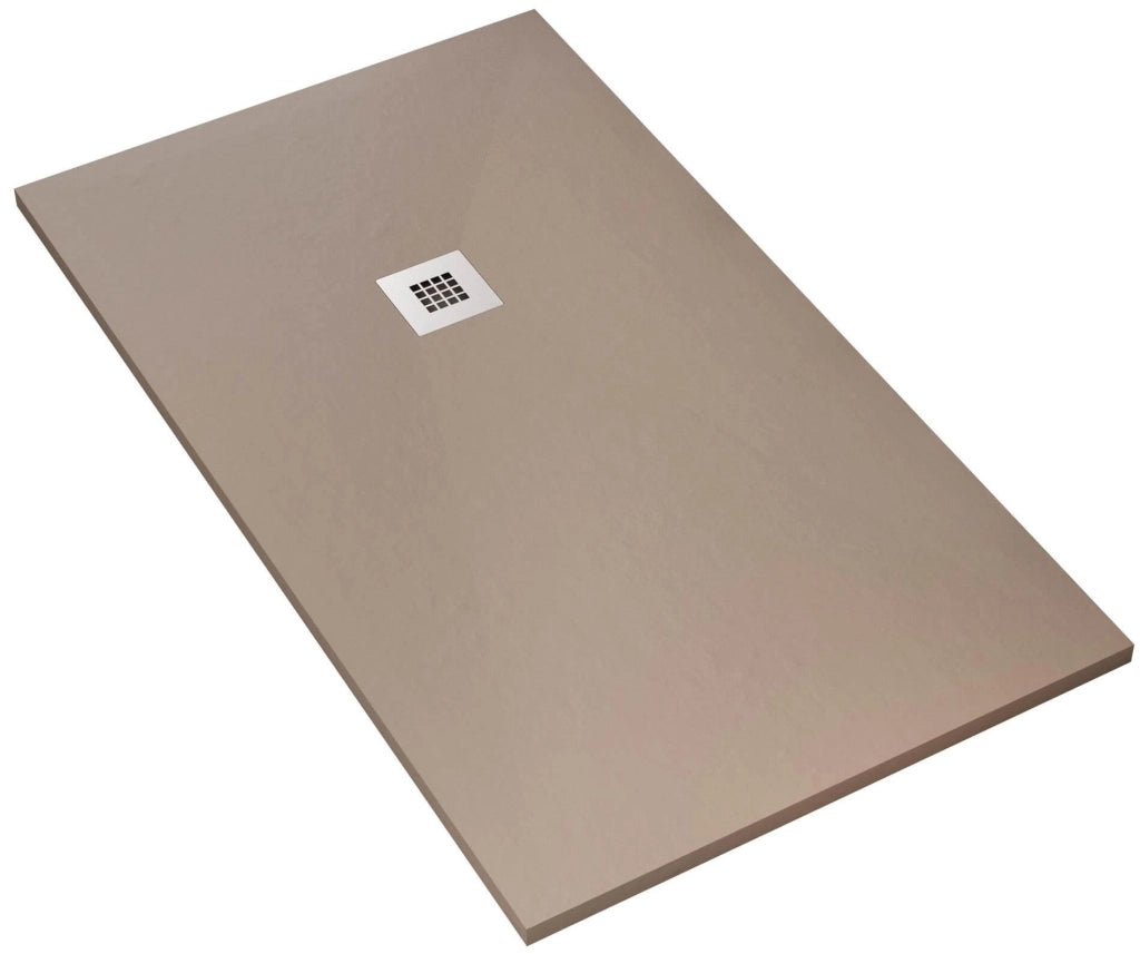 Piatto Doccia 90x100 cm in Pietra Bonussi Everest Moka