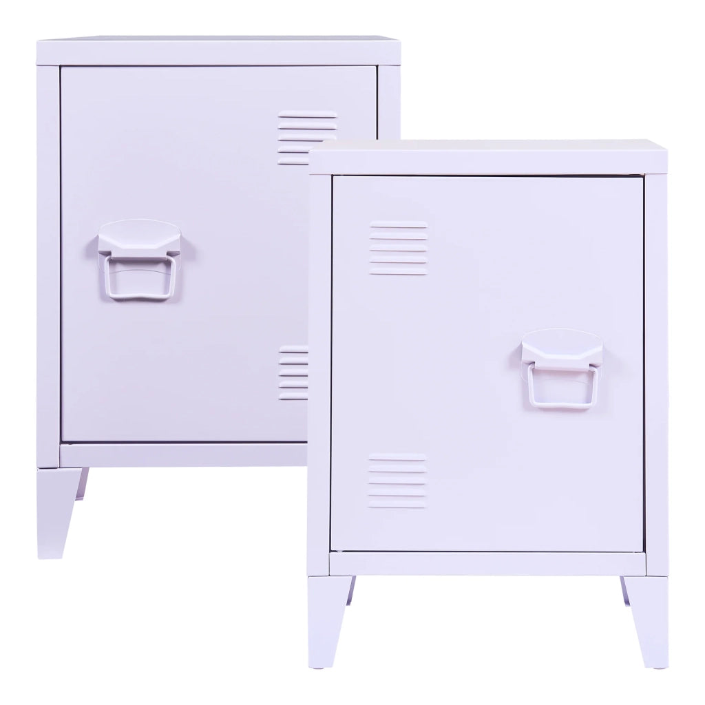 Set di 2 comodini 57 x 40 x 30 cm viola 03_0009723