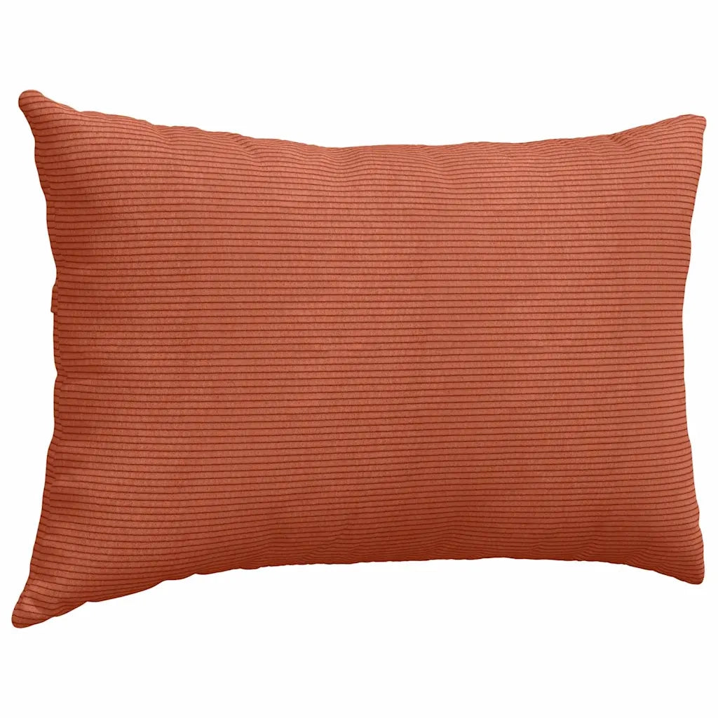 Cuscini da Divano 2 pz-Set di 2 Cuscini per Sofa Rosso Arancio 60 x 40 cm