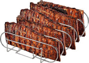 Sostituto di Braccio per Spare Ribs per il Grilling - multifunzionale e in Metallo - Argento