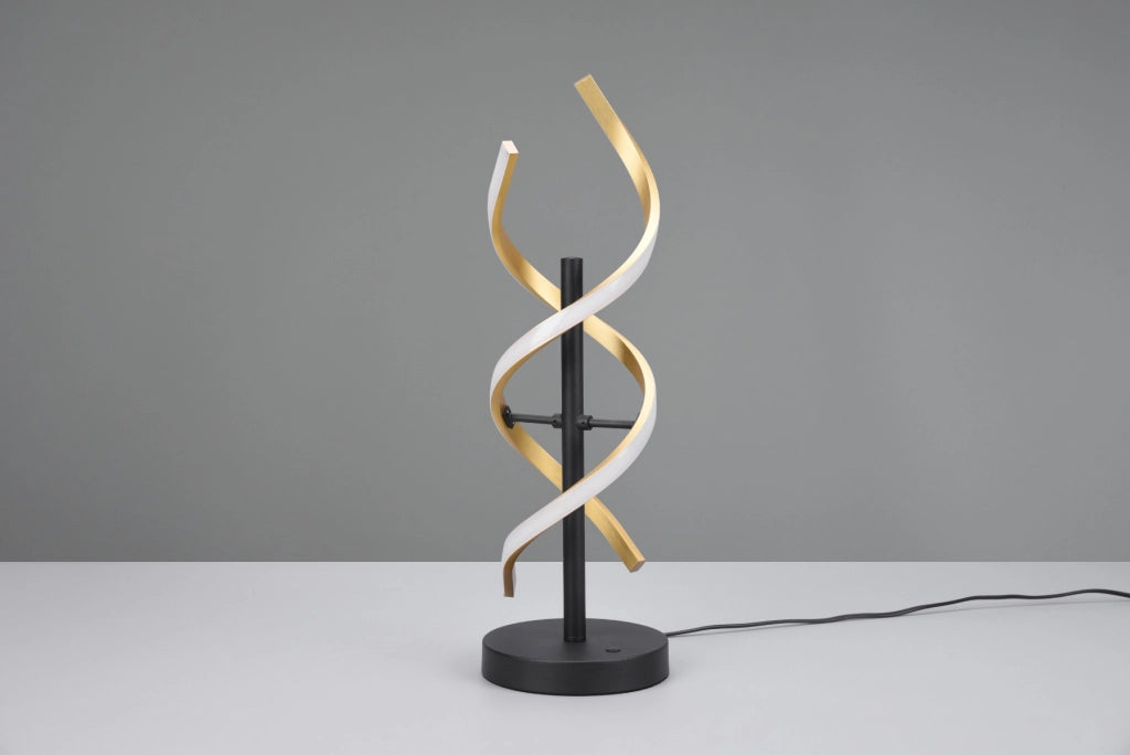 Lampada da tavolo LED Sequence oro/nero Trio 541810208