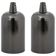 Portalampade 2 pz Nero Lucido E27 CFW3893440