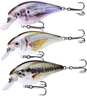 Crankbait 7,5 cm/12,0 g - Rivestimento Bionico - Lure Galleggiante - Adatto per Pescare in Superfice - Due Punti Acuminati a Tre Bracci - Trillamenti Ripetuti - Wobbler