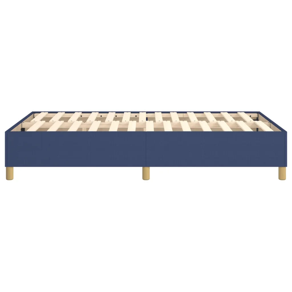 Struttura Letto a Rete a Molle Blu 120x200 cm in Tessuto 3120951