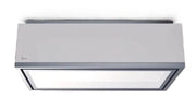 Cappa a soffitto XENIA cm 90X61- Bianca, Inox - 800 m3/h