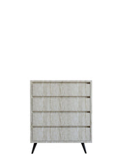 Cassettiera in legno "Suvera" - 70 x 40 x 86 cm - Travertino