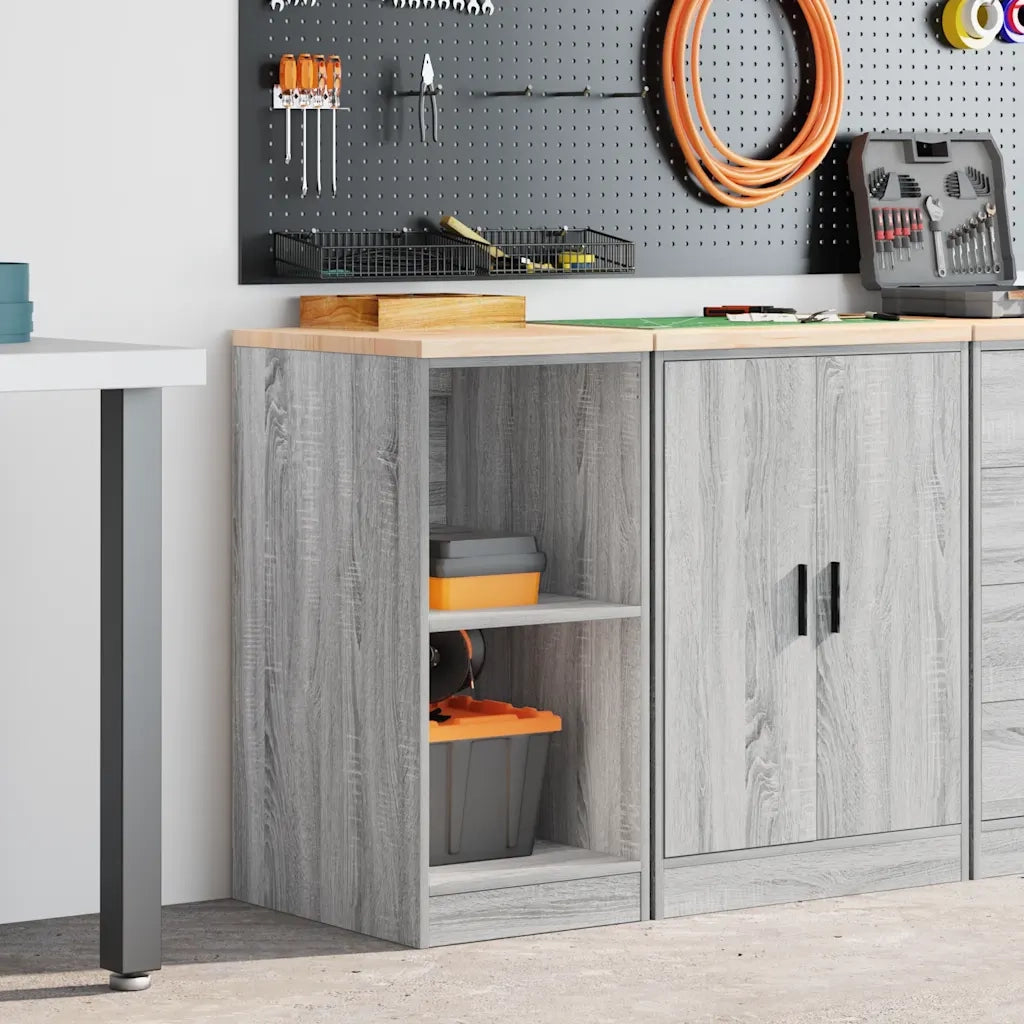 Armadietto per Garage Grigio Sonoma 40x51x85 cm CFW9734514