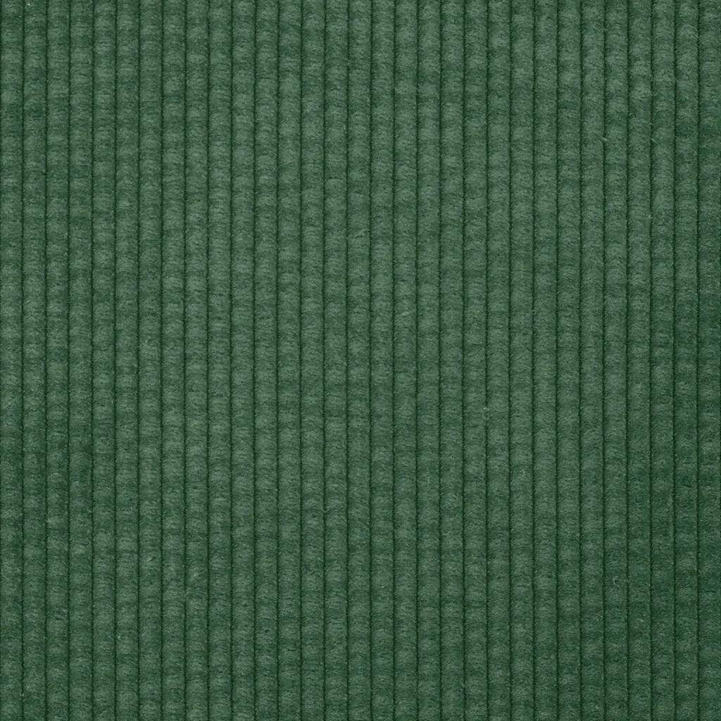 Divano Sedia con Braccioli Verde Scuro 54 cm Tessuto a Coste 4100520