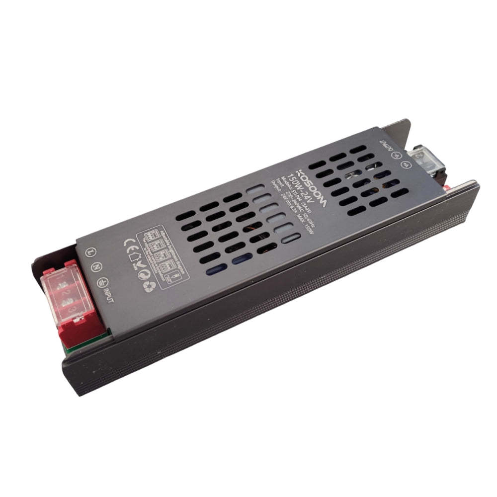 Alimentatore LED Dimmerabile 24V 150W Trasformatore ultra sottile per striscia LED Driver LED