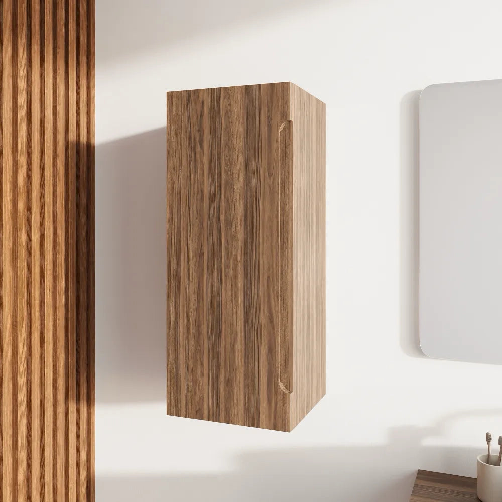 Colonna bagno sospesa 75cm rovere scuro | Bako