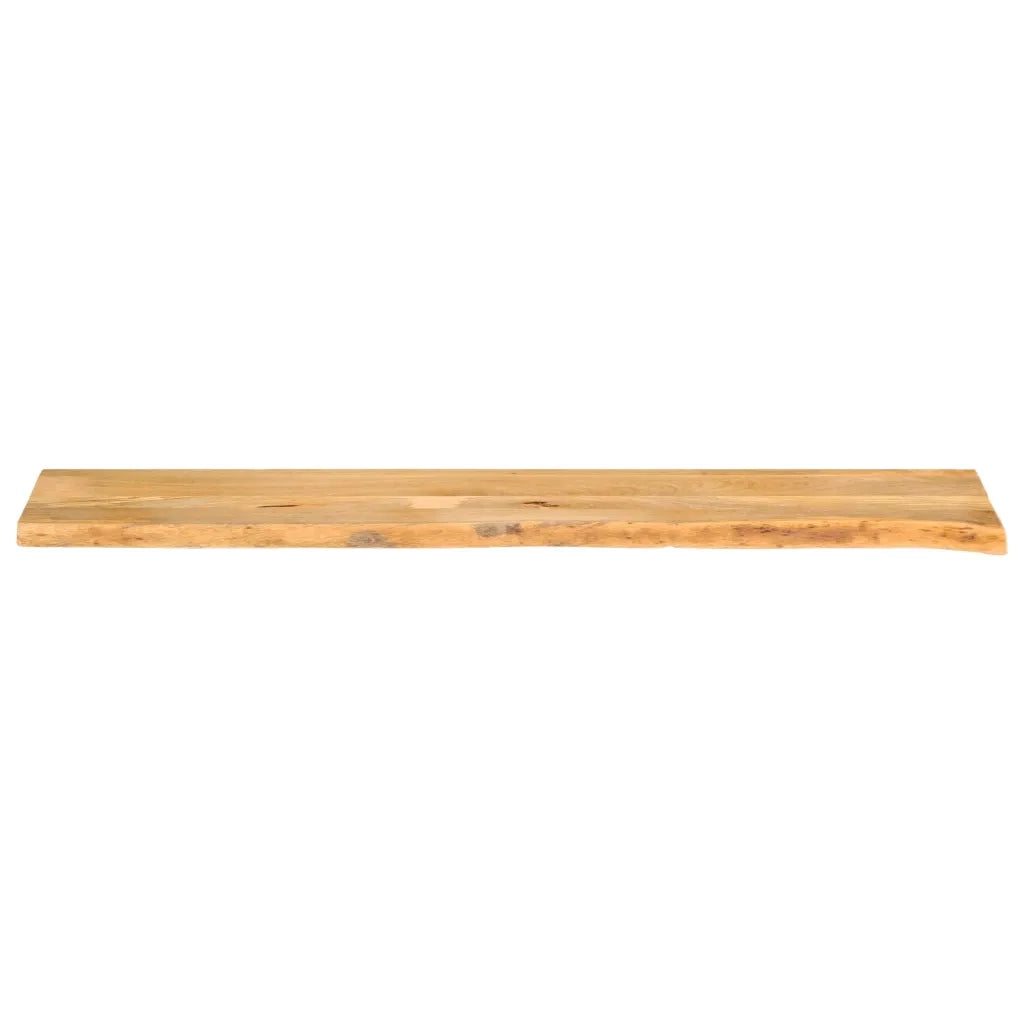 vidaXL Piano Tavolo Bordi Vivi 160x40x3,8cm in Legno Massello di Mango
