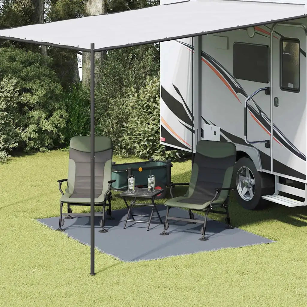 Tappeto da Tenda Blu e Grigio 200 x 250 cm Polietilene 42000168