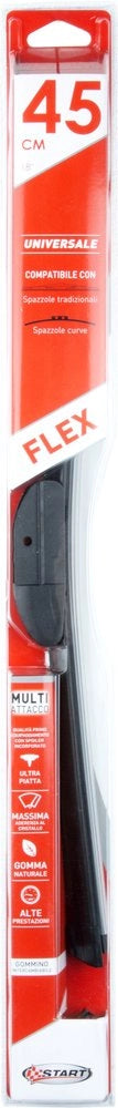 "Spazzola tergicristallo Curva 45 cm-18"" Universale per auto"