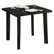 Tessner, Tavolo da Esterno 4 Posti Made in Italy, 80x75x72h cm Nero Antracite