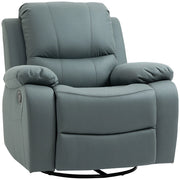 Poltrona relax girevole reclinabile ¨C zephmum ¨C verde 93x100x98