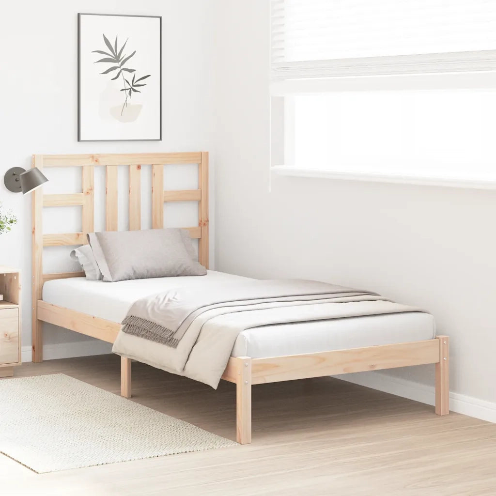 Giroletto-Struttura Letto in Legno Massello 90x200 cm 661494