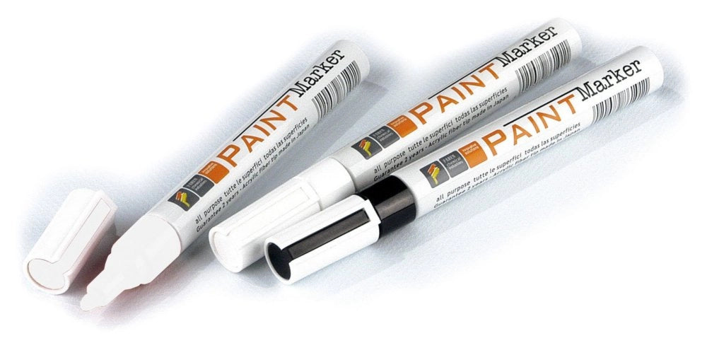 12pz pennarello paint marker bianco cod:ferx.57705