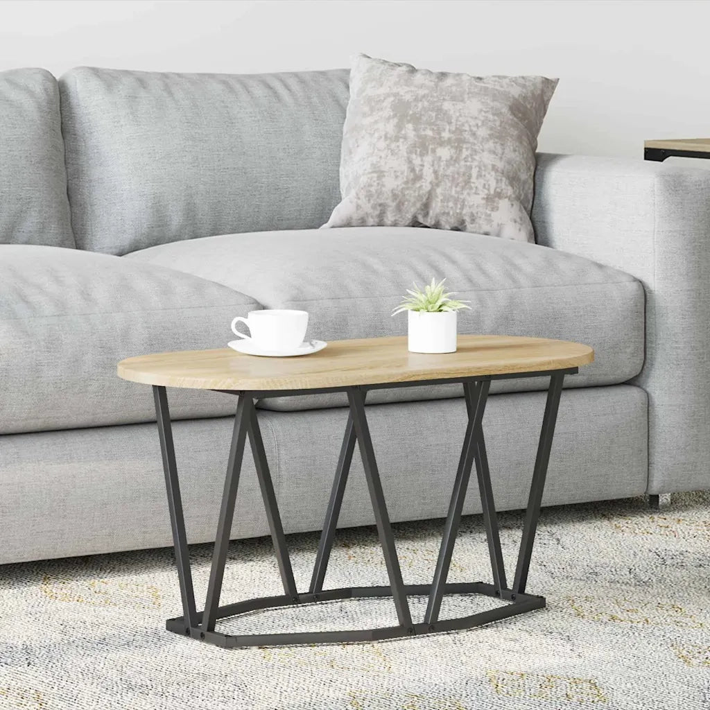 Tavolino da salotto Rovere Sonoma 80 x 40 x 40.5 cm 869691