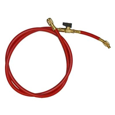 Tubo flessibile singolo con rubinetto Mod.A  1/4 F  F 1/4 X R407     HYWERK
