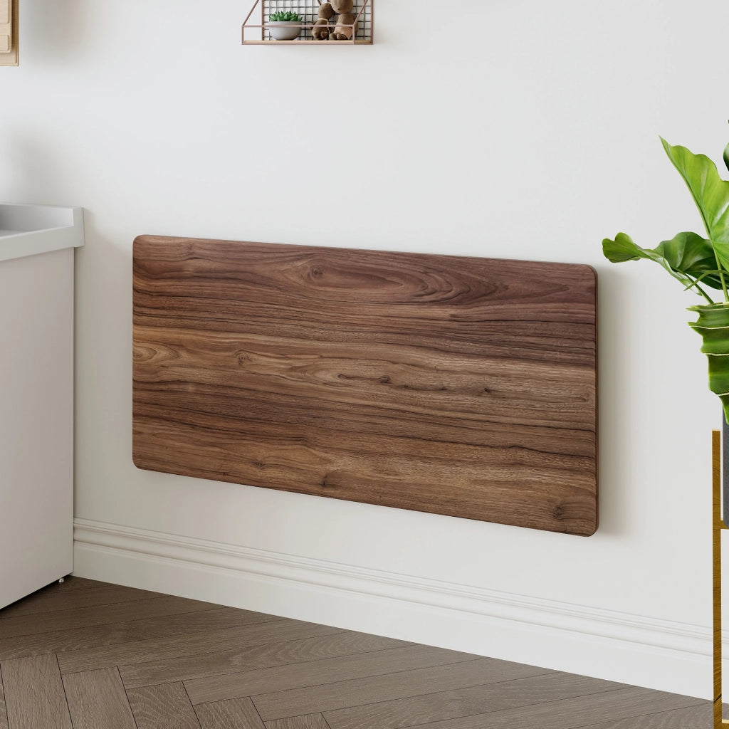 Scrivania pieghevole da parete in MDF con piano ribaltabile e montaggio a muro per spazi piccoli casa e cucina