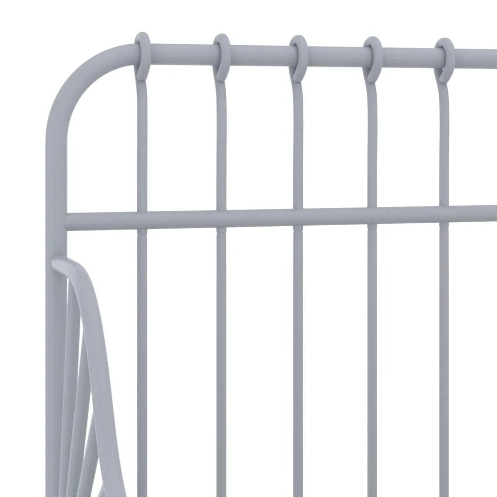 Giroletto Estendibile Grigio in Metallo 80x130/200 cm