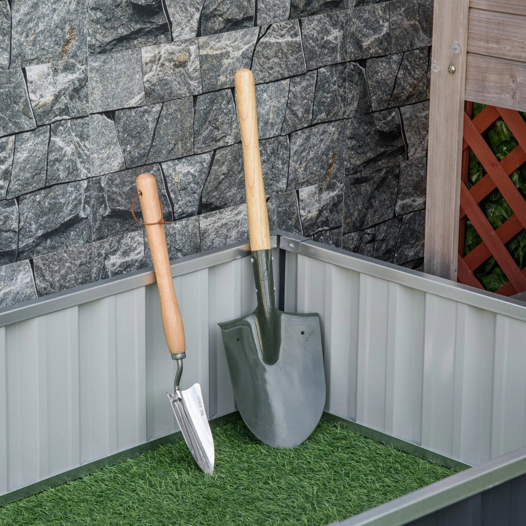Fioriera Rettangolare per Piante ¨C Zephmum ¨C Grigio 174x90x30 cm