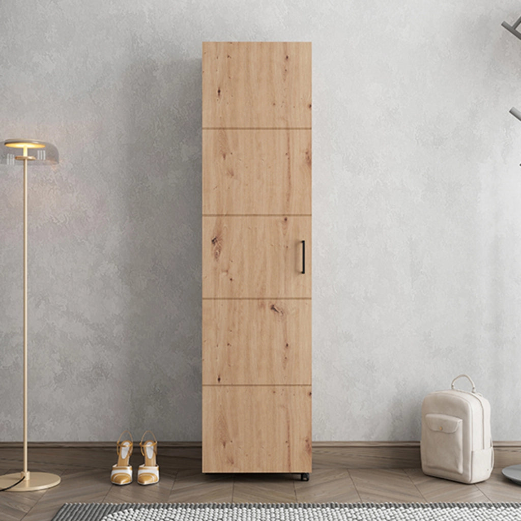 Mobile Portascarpe Visby, Scarpiera 10 Ripiani, 46x33x185h cm Marrone Rovere Nodi
