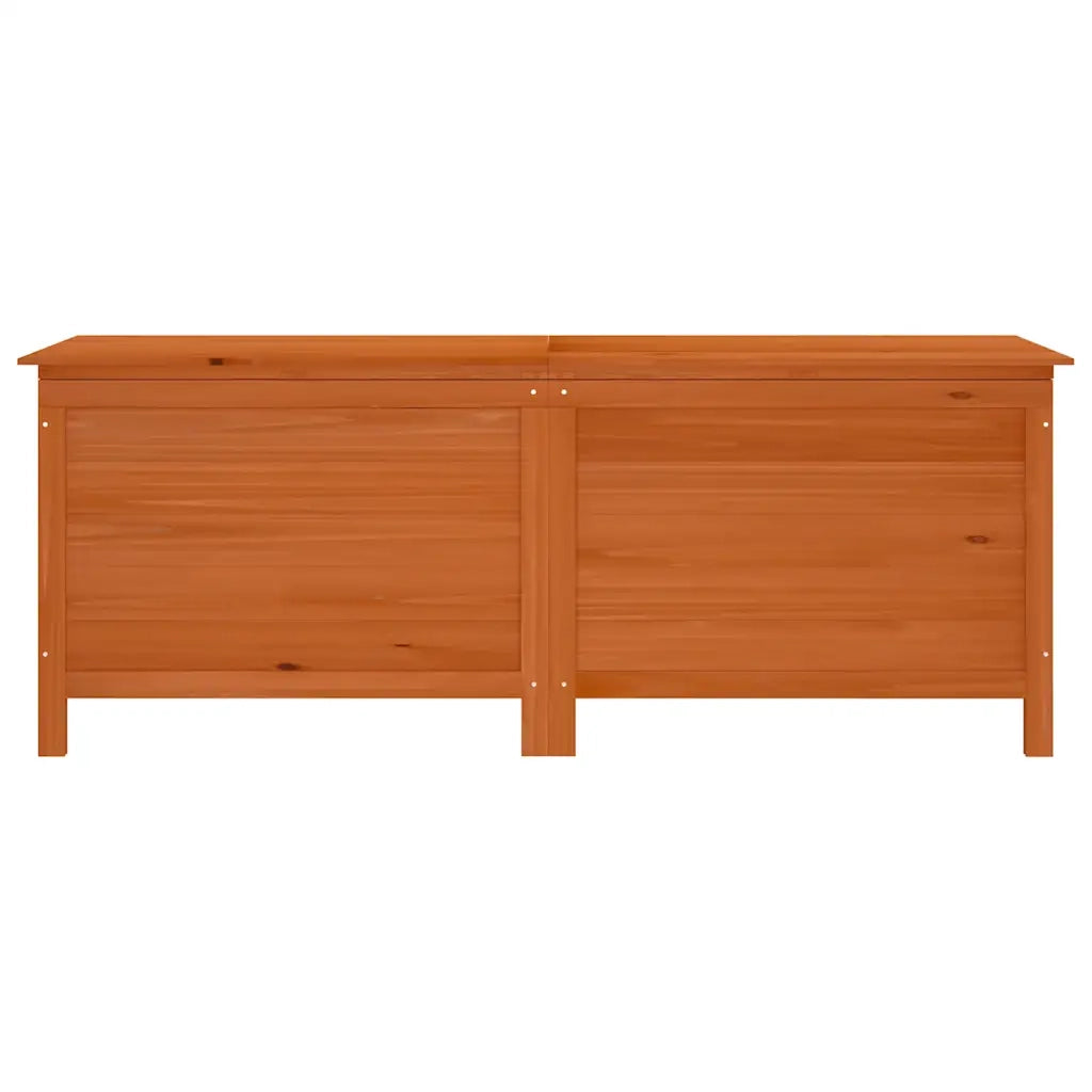 Contenitore Giardino Marrone 150x50x56,5cm Legno Massello Abete