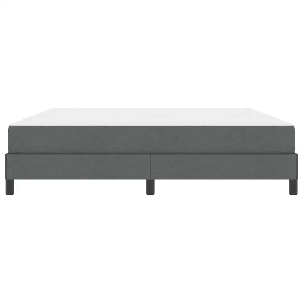Letto a molle con materasso Grigio scuro 180 x 200 cm Tessuto 3398508