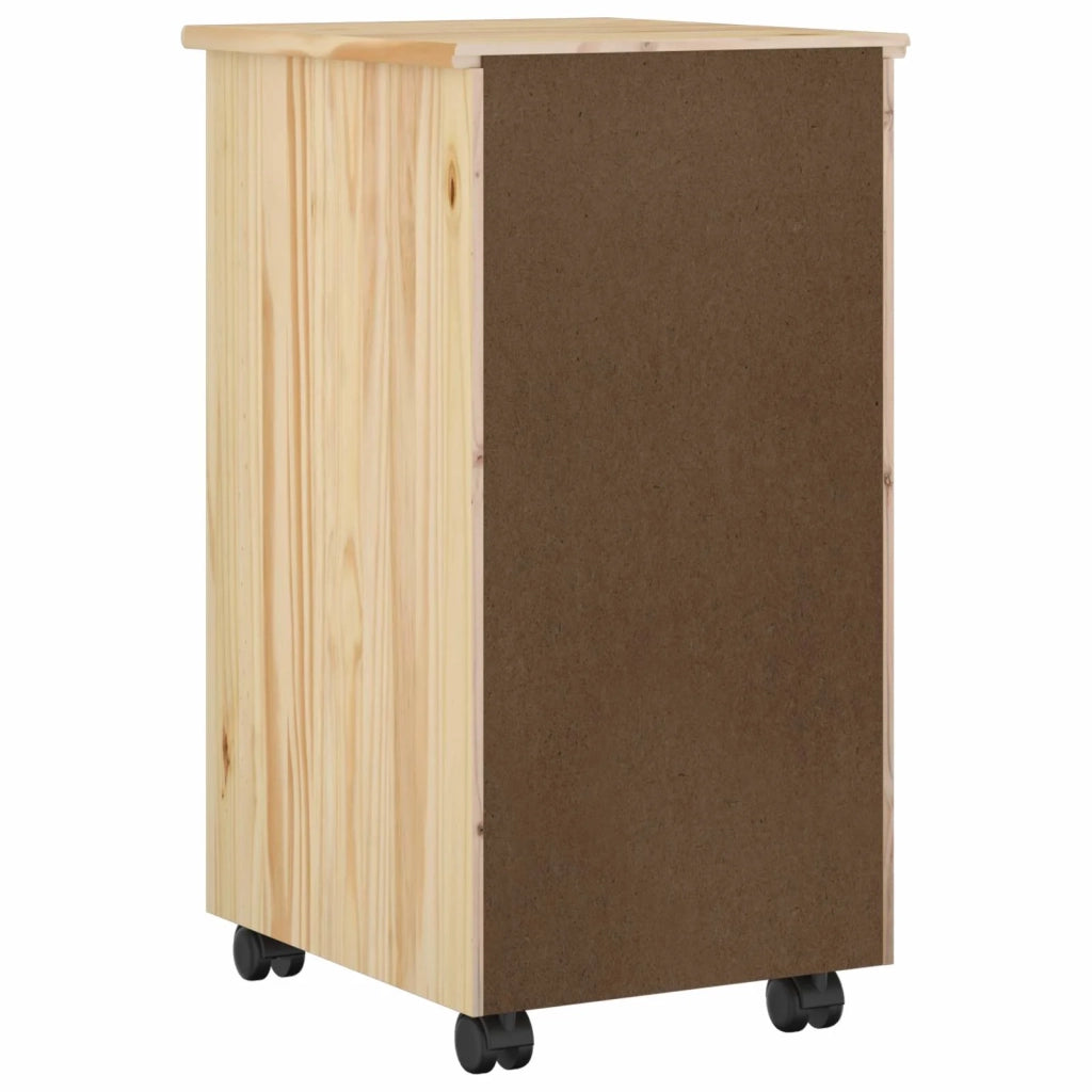 Mobile con Ruote Marrone 34 x 39 x 65,5 cm