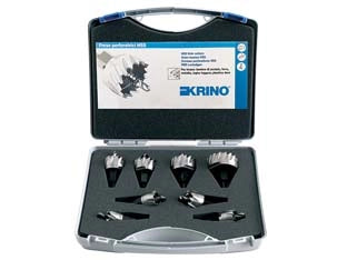 VALIGETTA FRESE PERFORATRICI A TAZZA HSS-G IN SET DA 8 PEZZI- (SU ORDINAZIONE) - 1 pezzi KRINO