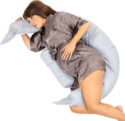 Cuscino per la notte e cuscino per l'allattamento con supporto dorsale, occipitale e addominale - Wieg Wipstoeltje Babybed Verkleiner KHugs PLUS.