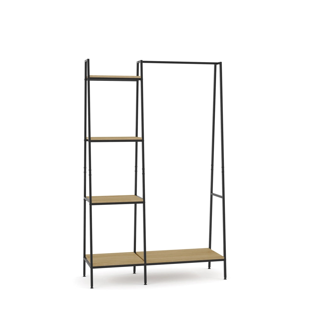 Appendiabiti Hispanohogardustriale fHispanohogaritura rovere e grafite 160x101x36
