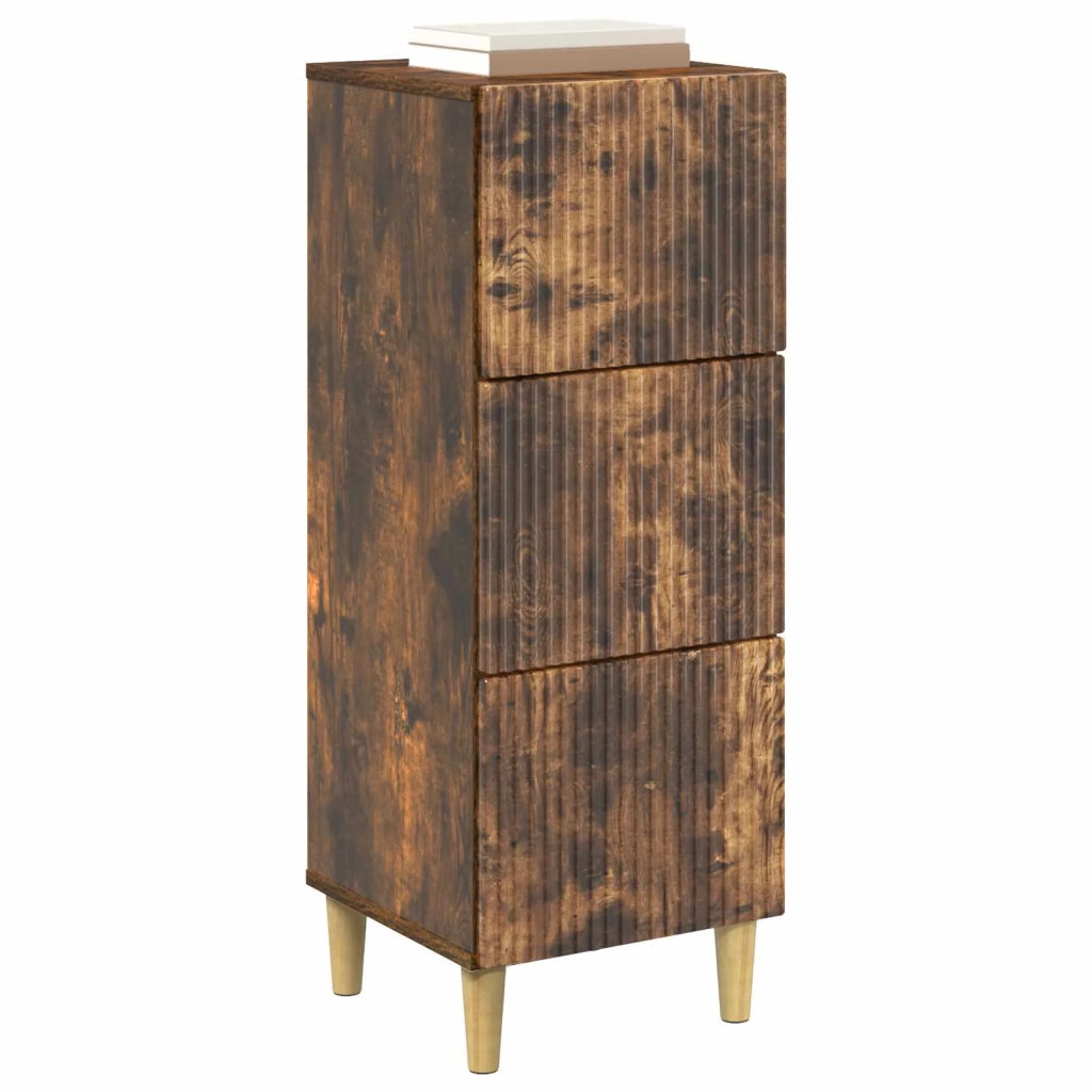 Mobile con Cassetti Rovere Fumo 33 x 34,5 x 90 cm 894620