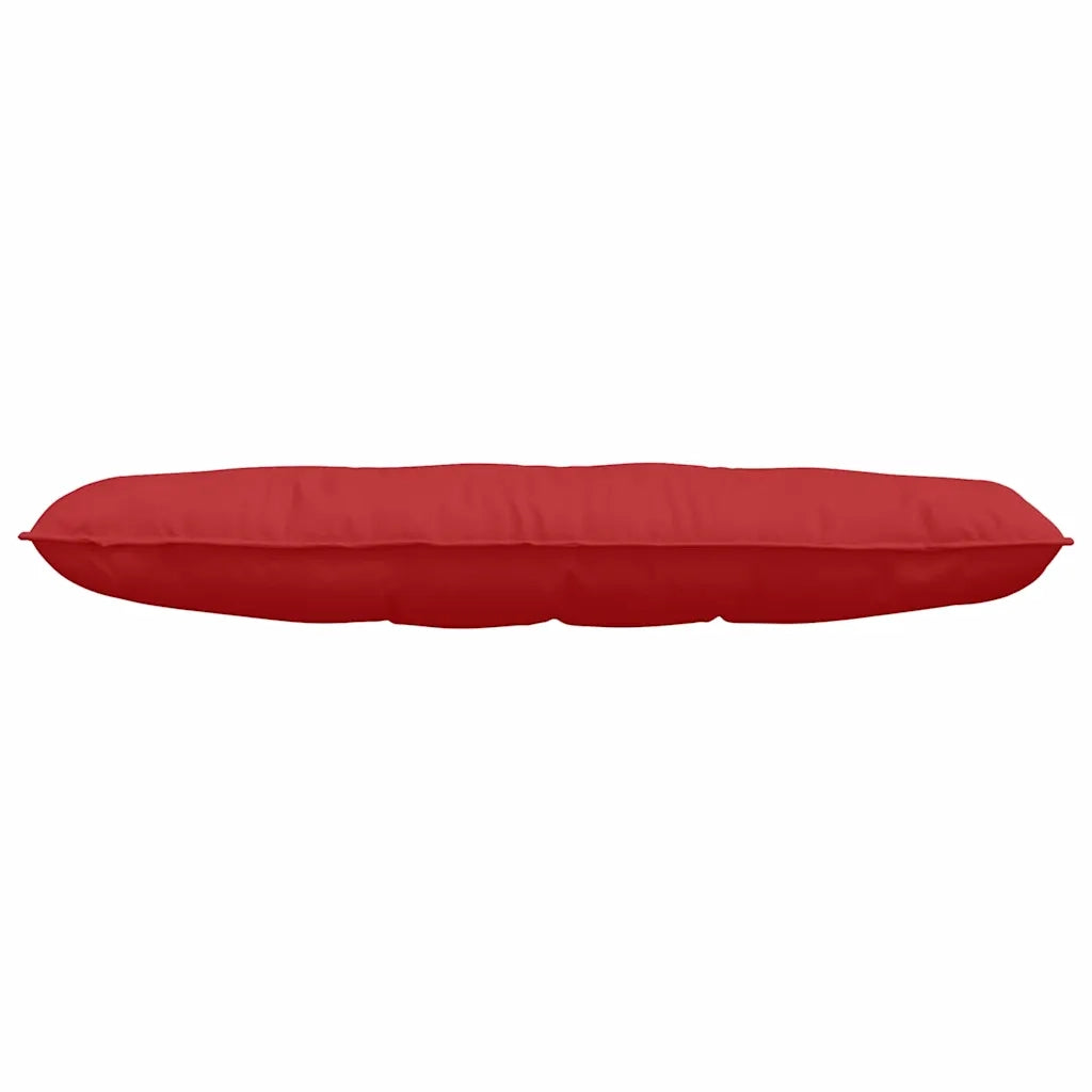 Cuscino per Schiena | Cuscino dorsale Rosso 140 x 19 x 50 cm Tessuto