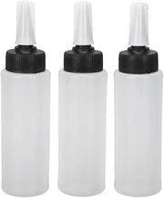 Applicatore di Shampoo con Coperchio - 3 Pezzi - Flacone per Colorazione Capelli - Flacone per Dosi - Per Uso Domestico - Con Nastro di Misura - Flaconi per Capelli
