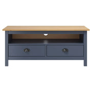 Mobile Porta TV-Credenza per TV Hill Grigio 110x40x47 cm in Legno di Pino