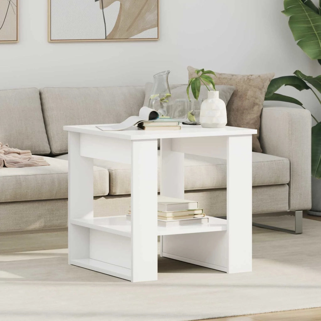 Tavolino da salotto Bianco 51 x 50 x 50 cm Legno ingegnerizzato 8000196