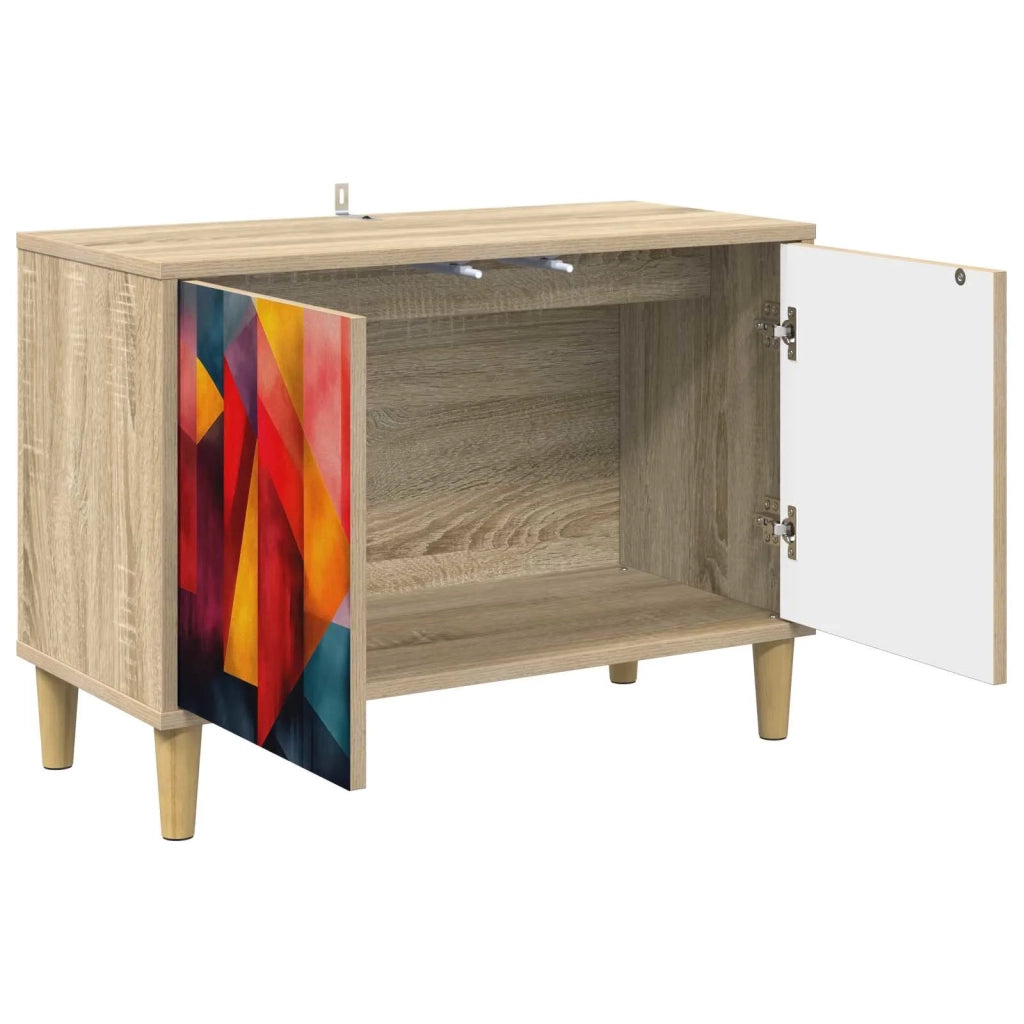Mobile TV HEESCH 69 x 33 x 50 cm Sonoma Legno ingegnerizzato 8006998