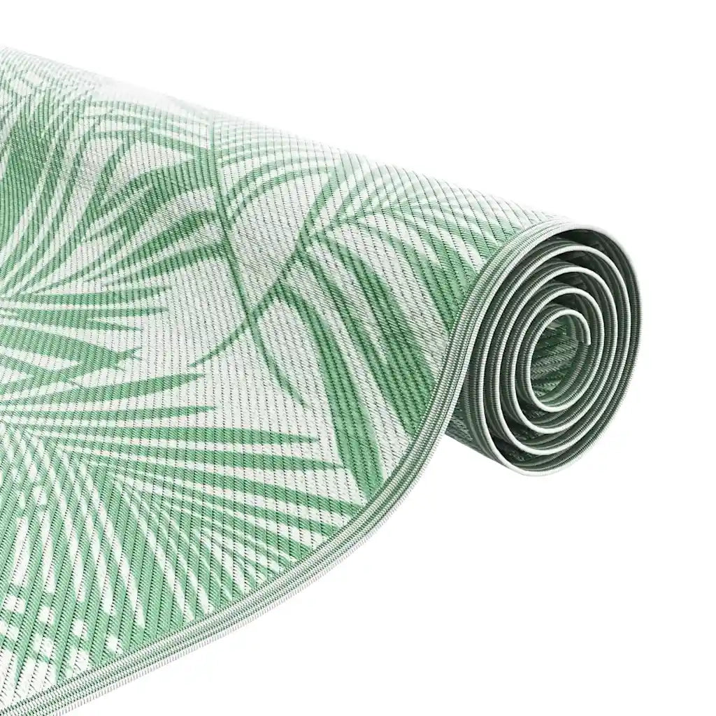 Tappeto da esterno Foglia ARAKIL Verde e Bianco 400 × 300 cm 42003521