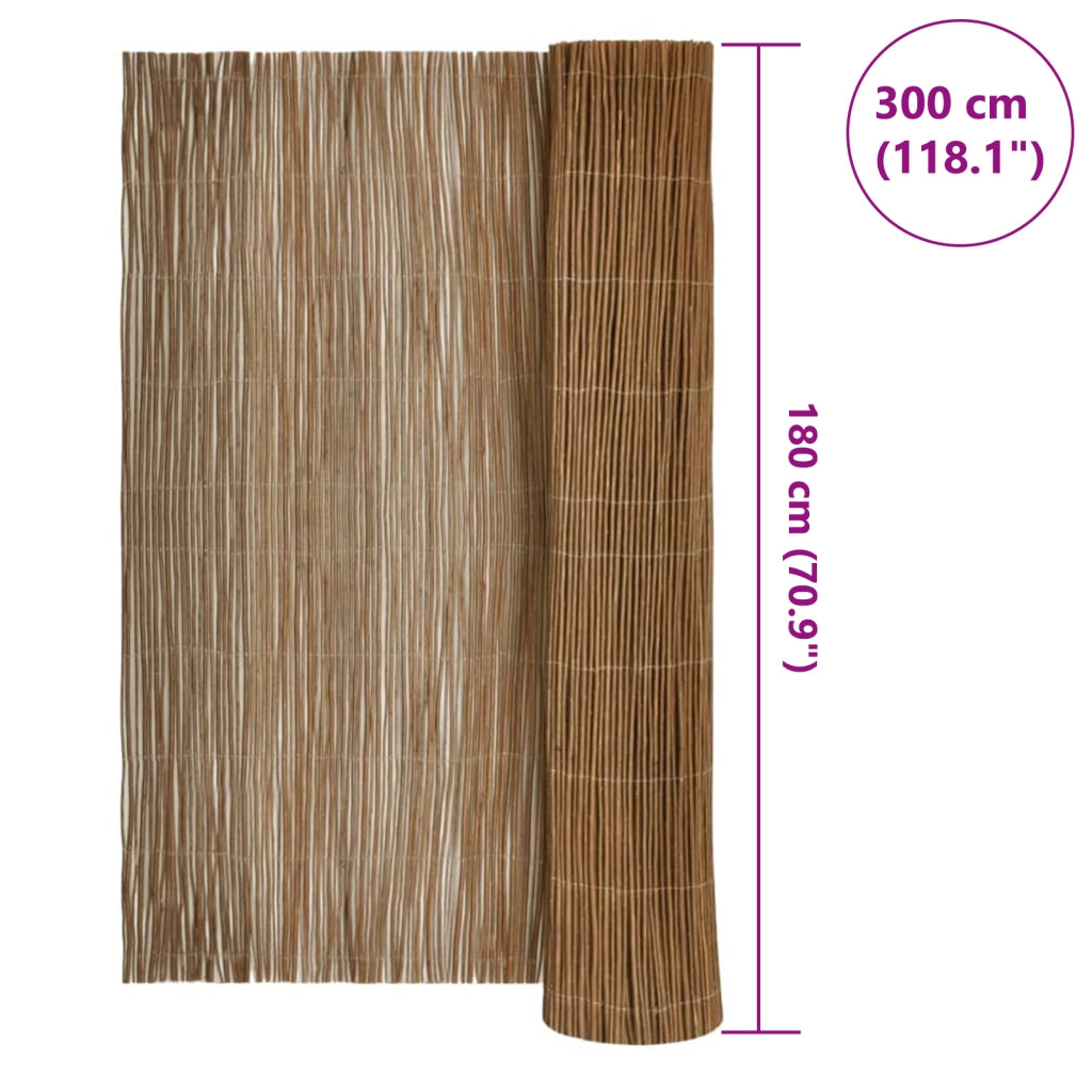 Recinzione in Salice  180x300 cm