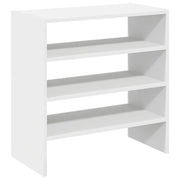 Scarpiere 2 pz | Mobile per scarpe Impilabili Bianche 60x30x30,5 cm